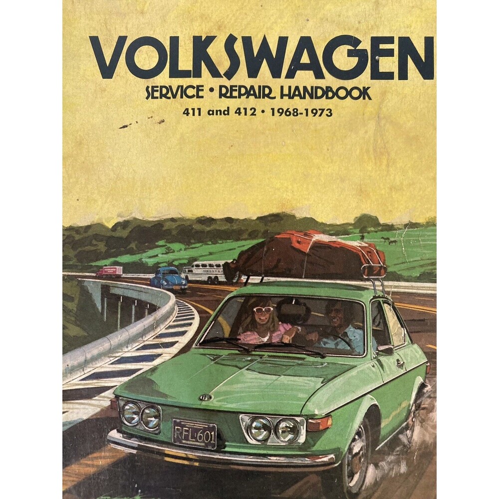 Clymer Publications Volkswagen service repair book 68’-73’ 411 and 412 Vintage - Picture 2 of 11